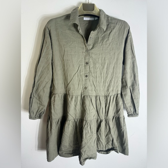 Sage tiered ruffle dress from And Now This size Small
Long Sleeved sundress - Picture 2 of 7